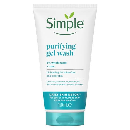 ژل شستشوی صورت پوست چرب Purifying simple